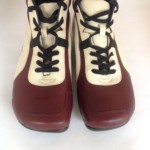 Diesel “Ned” Leather Burgundy Beige Ankle Boots Mint Condition Men’s Size 8.5m