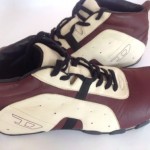 Diesel “Ned” Leather Burgundy Beige Ankle Boots Mint Condition Men’s Size 8.5m