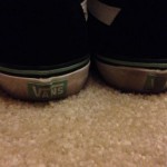 Vans High Tops Sk8 Hi Black Mint Green Accent Mens 11 Excellent codition Suede