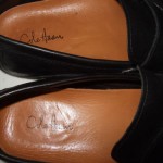 Cole Haan Air Black Leather Driver Slip On Loafers Mens Sz.9 M