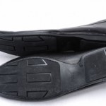 Hugo Boss 50161336 L9.5 R9 black leather Moc Loafer slip on shoe New MISMATE