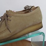 Mens sz 8.5 M suede leather Clarks originals wallabees casual walking shoes