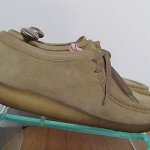 Mens sz 8.5 M suede leather Clarks originals wallabees casual walking shoes