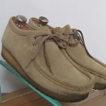 Mens sz 8.5 M suede leather Clarks originals wallabees casual walking shoes