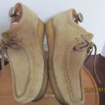 Mens sz 8.5 M suede leather Clarks originals wallabees casual walking shoes