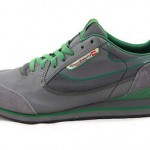 $120 New DIESEL Aramis Grey Green Suede Running Sneakers Shoe Casual Retro sz 10