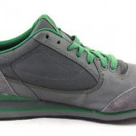 $120 New DIESEL Aramis Grey Green Suede Running Sneakers Shoe Casual Retro sz 10
