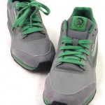 $120 New DIESEL Aramis Grey Green Suede Running Sneakers Shoe Casual Retro sz 10