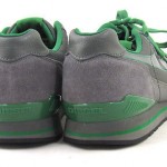 $120 New DIESEL Aramis Grey Green Suede Running Sneakers Shoe Casual Retro sz 10