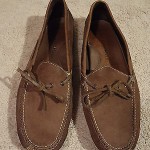 COLE HAAN BROWN LEATHER SUEDE MOCCASINS LOAFERS SLIPPERS 11D MENS MINT!!
