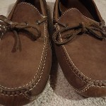 COLE HAAN BROWN LEATHER SUEDE MOCCASINS LOAFERS SLIPPERS 11D MENS MINT!!