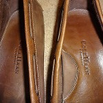COLE HAAN BROWN LEATHER SUEDE MOCCASINS LOAFERS SLIPPERS 11D MENS MINT!!