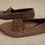 COLE HAAN BROWN LEATHER SUEDE MOCCASINS LOAFERS SLIPPERS 11D MENS MINT!!