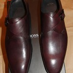 Brand New w Box Hugo Boss Black Metanno Monkstrap Shoes for Men, Size US 12