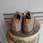 BOSS HUGO BOSS BEIGE SUEDE COW HIDE OXFORD SHOES 8.5