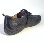 COLE HAAN Air Nike Black Lace-up Leather Fashion Sneakers 10 M