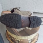 BOSS HUGO BOSS BEIGE SUEDE COW HIDE OXFORD SHOES 8.5