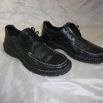 COLE HAAN Mens Casual Dress SHOES Size 9 Medium Black Nike Air Sole