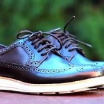 New Release – Cole Haan LunarGrand Long Wingtip Black White  C12007