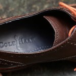COLE HAAN Air COLTON Wingtip 2 Tone Brown Orange Oxford Shoes 9 1/2 m wing tips