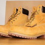 BRAND NEW Mens Timberland Brown 100% Leather Boots / Shoes Size 44 UK 10