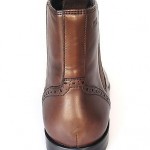 NIB Hugo Boss Metran Ankle Boot in Medium Brown