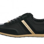 Hugo Boss Green Men’s Streame Sneakers In BLack