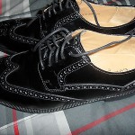Cole Haan Black Leather Flourish Style Shoes Wingtip Dressing 10M (Like New)