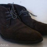 100% Authentic HUGO BOSS SZ.7 High Ankle Suede Brown. 50189869.