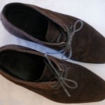 100% Authentic HUGO BOSS SZ.7 High Ankle Suede Brown. 50189869.