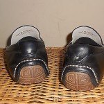 Cole Haan Men’s Black Leather Moccasin Driving Loafer Shoes (Size 9)