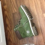 Men Timberland 6 inch boots premium sz.10 forest green
