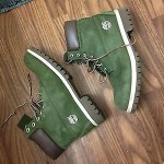 Men Timberland 6 inch boots premium sz.10 forest green