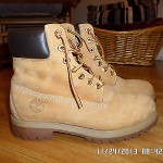 timberland boots 8M mens wheat 6″ no reserve