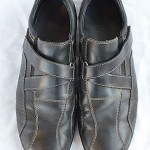 COLE HAAN VIBRAM BLACK Leather Mens Strap Shoes Size 11.5