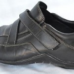 COLE HAAN VIBRAM BLACK Leather Mens Strap Shoes Size 11.5