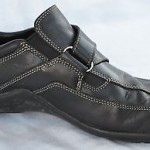 COLE HAAN VIBRAM BLACK Leather Mens Strap Shoes Size 11.5