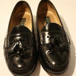 Cole Haan Pinch Tassel Loafer Mens Size 8.5 D Black Leather Dress Shoes