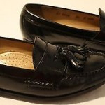 Cole Haan Pinch Tassel Loafer Mens Size 8.5 D Black Leather Dress Shoes