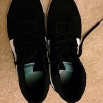 Vans High Tops Sk8 Hi Black Mint Green Accent Mens 11 Excellent codition Suede