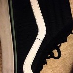 Vans High Tops Sk8 Hi Black Mint Green Accent Mens 11 Excellent codition Suede