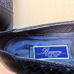 BRAGANO BY COLE HAAN MEN’S SZ 10.5 TASSEL LOAFERS SLIPON BLACK LEATHER SHOES