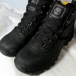 Timberland Men’s Hiking Boots, Black Leather, sz 9 M, 6″ Tops,  New    (#363)