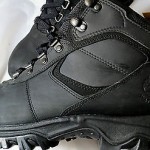 Timberland Men’s Hiking Boots, Black Leather, sz 9 M, 6″ Tops,  New    (#363)