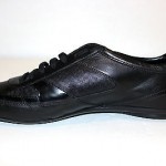 $275 Hugo Boss ‘Spadio’ Size 10 (43 EU) Leather Fashion Sneaker Shoes in Black