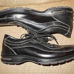 Mens Cole Haan Nike Air black casual comfy oxford walking shoes size 10.5