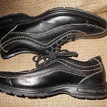 Mens Cole Haan Nike Air black casual comfy oxford walking shoes size 10.5