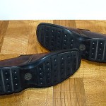 COLE HAAN Zeno Brown Distressed Leather Slip On Loafers Shoes Men’s 11.5 M