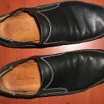 Cole Haan Nike Air Leather Loafers Slipons Black Mens Shoes. Size 11.5 M