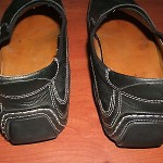 Cole Haan Nike Air Leather Loafers Slipons Black Mens Shoes. Size 11.5 M